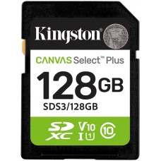Kingston 128GB SD Canvas Select Plus Class10 U1